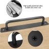 Barn Door Handle Sliding Door Pull Cabinet Door Handles Drawer knobs Kitchen Handles Hardware – Black