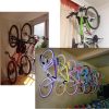 1x Bike Rack Garage Wall Mount Hanger Hooks Storage Bicycle Vertical for Indoor Shed with Screws