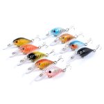 Popper Crank Fishing Lure Lures Surface Tackle Fresh Saltwater – 5.7cm x 9Pcs