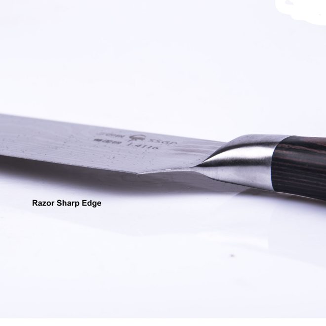 Japanese Chef Knife – Pro Kitchen Knife 34cm Chef’s Knives High Carbon German Stainless Steel Sharp Knife