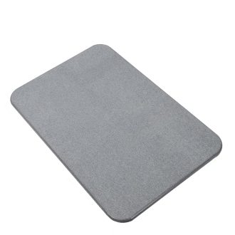 60cm*40cm Diatomaceous Earth Bath Mat, Nonslip Absorbent – Fast Drying Bathroom Floor Shower Mats Anti-Slip Mat