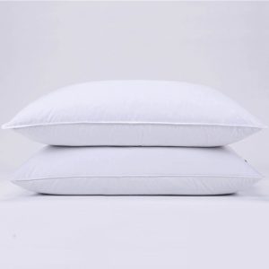 2 Premium Hotel Pillows 74CM x 48CM Pillows Breathable Cotton – 1150gm