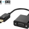 DisplayPort Male to VGA Female Gold-Plated DP Display Port to VGA Adapter