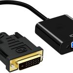 DVI to VGA Adapter,ABLEWE 1080p Active DVI-D to VGA Adapter Converter 24+1 Male to Female Adapter