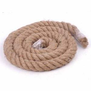 Sisal 40mm Rope Natural Twine Cord Thick Jute Hemp Manila Crafting Home Decor – 2 M