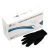 100x Nitrile Black Industrial Mechanic Tattoo Food Disposable Gloves – Large