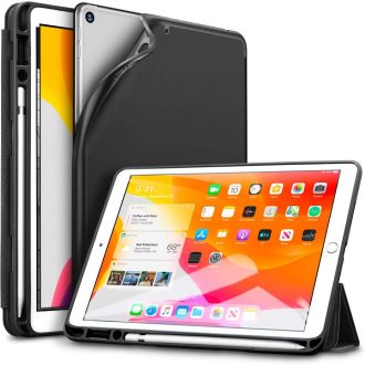 IPad 10.2 2019 7th Pencil Holder Slim Smart TPU Soft Edge Case