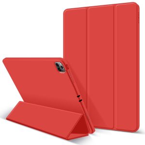 iPad Pro 11 Inch 2020 Soft Tpu Smart Premium Case Auto Sleep Wake Stand Cover Pencil holder – Red