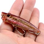 4X 6.5cm Popper Poppers Fishing Lure Lures Surface Tackle Fresh Saltwater