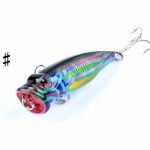 4X 6.5cm Popper Poppers Fishing Lure Lures Surface Tackle Fresh Saltwater