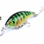 4x 7.5cm Popper Crank Bait Fishing Lure Lures Surface Tackle Saltwater