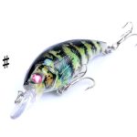 4x 7.5cm Popper Crank Bait Fishing Lure Lures Surface Tackle Saltwater