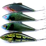 4x 8.5cm Vib Bait Fishing Lure Lures Hook Tackle Saltwater