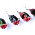 4X 6.5cm Popper Poppers Fishing Lure Lures Surface Tackle Fresh Saltwater