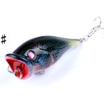 4X 6.5cm Popper Poppers Fishing Lure Lures Surface Tackle Fresh Saltwater