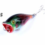 4X 6.5cm Popper Poppers Fishing Lure Lures Surface Tackle Fresh Saltwater