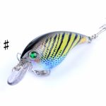 4x 7.5cm Popper Crank Bait Fishing Lure Lures Surface Tackle Saltwater