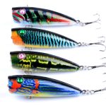 4X 6.8cm Popper Poppers Fishing Lure Lures Surface Tackle Saltwater