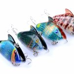 4x 5.5cm Vib Bait Fishing Lure Lures Hook Tackle Saltwater