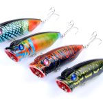 4X 6.5cm Popper Poppers Fishing Lure Lures Surface Tackle Saltwater