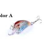 5x 4.5cm Popper Crank Bait Fishing Lure Lures Surface Tackle Saltwater