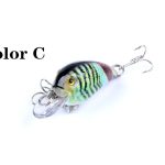 5x 4.5cm Popper Crank Bait Fishing Lure Lures Surface Tackle Saltwater