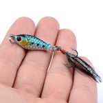 4x 6g Metal Spoon Fishing Hard Lure Spinner Spoon Baits