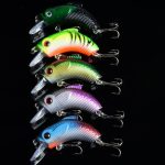 5x 5.5cm Popper Crank Bait Fishing Lure Lures Surface Tackle Saltwater