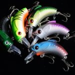 5x 5.5cm Popper Crank Bait Fishing Lure Lures Surface Tackle Saltwater