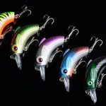 5x 5.5cm Popper Crank Bait Fishing Lure Lures Surface Tackle Saltwater