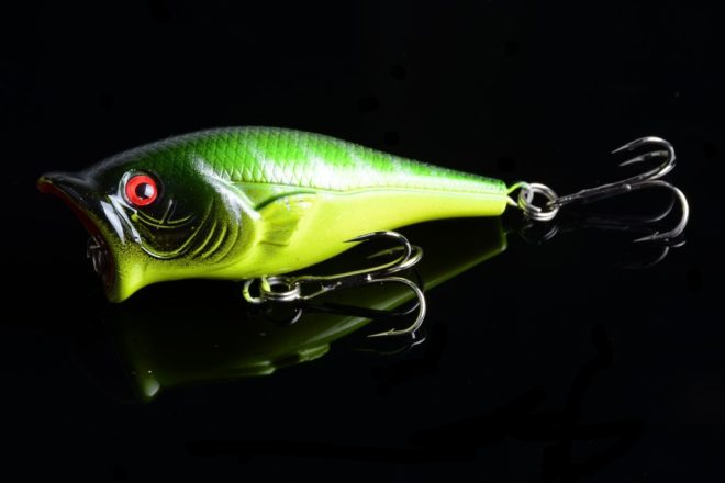 4X 6.5cm Popper Poppers Fishing Lure Lures Surface Tackle Fresh Saltwater