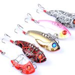 4x 5.5cm Vib Bait Fishing Lure Lures Hook Tackle Saltwater