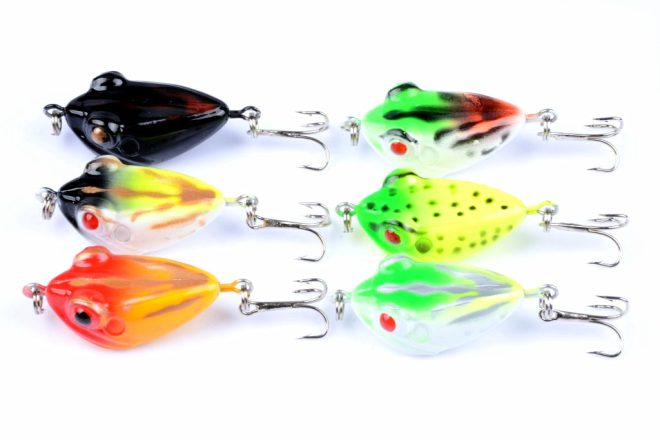 Popper Poppers Fishing Lure Lures Surface Tackle Fresh Saltwater – 4cm x 6Pcs