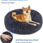 Soft Dog Bed Round Washable Plush Pet Kennel Cat Bed Mat Sofa – Small