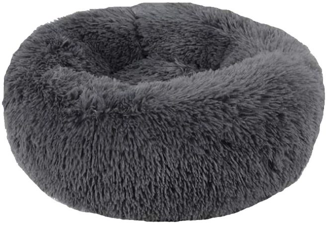 Soft Dog Bed Round Washable Plush Pet Kennel Cat Bed Mat Sofa – Small