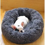 Soft Dog Bed Round Washable Plush Pet Kennel Cat Bed Mat Sofa – Small