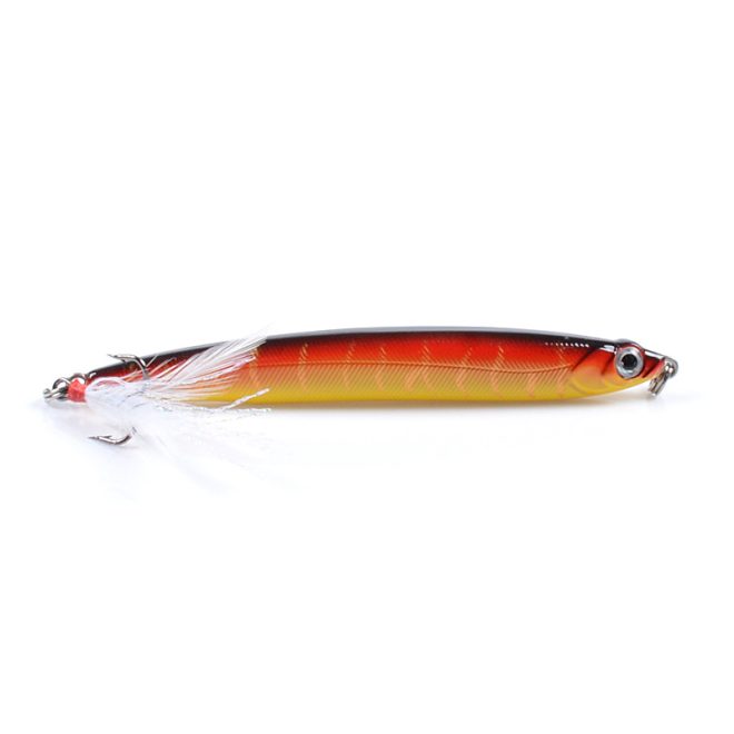 Popper Minnow Fishing Lure Lures Surface Tackle Fresh Saltwater – 10cm x 6Pcs