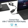 USB-C Type C USB 3.1 Male to VGA Female Monitor Projector Adapter Cable Macbook