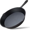 6inch 16cm Cast Iron Skillet Cookware Chef Quality Pre-Seasoned Pan Pans