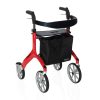 Let’s Fly Mobility Rollator Wheelie Walker – White