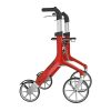 Let’s Fly Mobility Rollator Wheelie Walker – Red