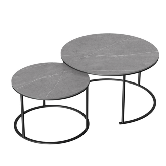 Executive Stone Nested Coffee Table Set