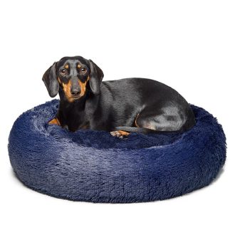 Calming Dog Bed – Blue – 60 CM – Small