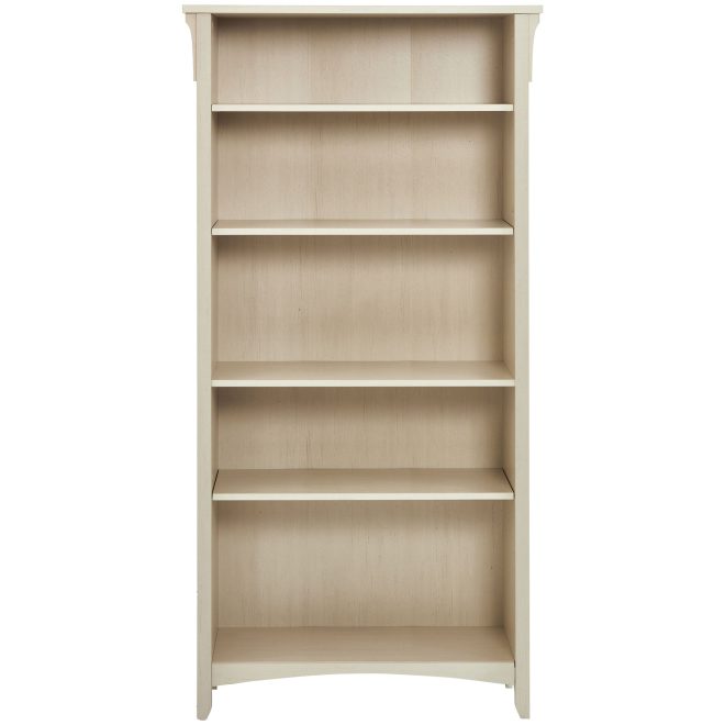 Salinas 5 Shelf Bookcase – White