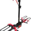 2 Bicycle Bike Rack Rear Car Carrier 2″ Hitch Mount Platform Foldable