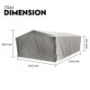 Box Cage Trailer Cover Canvas Tarp for 7×4 ft 600mm High Cage