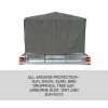 Box Cage Trailer Cover Canvas Tarp for 7×4 ft 600mm High Cage