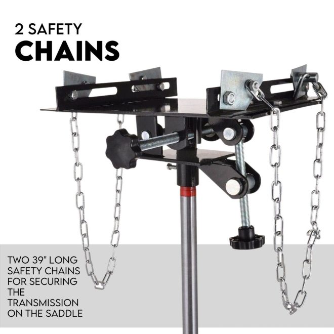 Transmission Jack 0.5 ton 2-Stage Hydraulic High Lift Vertical Telescopic