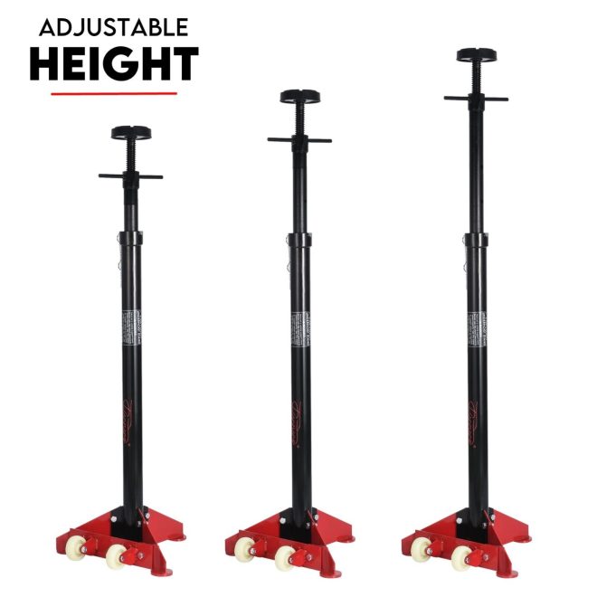 HIGH UNDER CAR SUPPORT STAND TALL AXLE JACK SUPPORT UNDER HOIST STAND LIFTER RAM