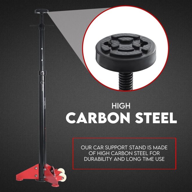 HIGH UNDER CAR SUPPORT STAND TALL AXLE JACK SUPPORT UNDER HOIST STAND LIFTER RAM